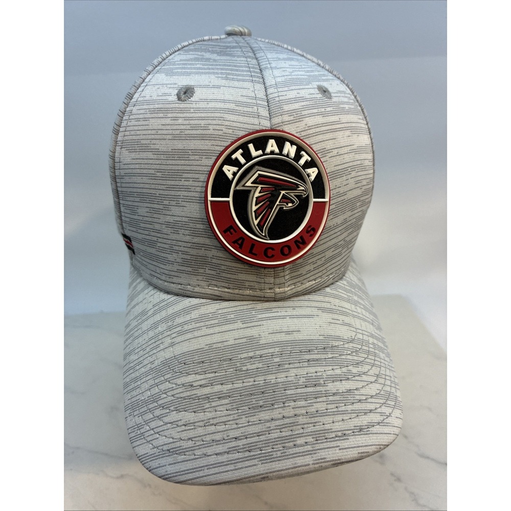 New Era‎ Atlanta Falcons Hat 39THIRTY Med/Lrg Gray NFL Sideline Stretch Fit Cap